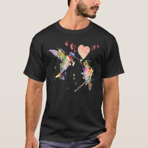 Ich mag Vögel wandernde Vögel Tag Romantische Humm T-Shirt