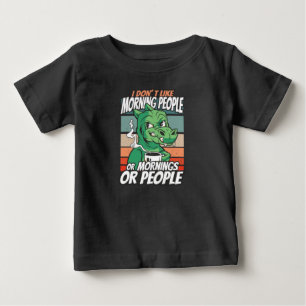 Ich mag weder Morgenmenschen noch Morgenmensch ode Baby T-shirt