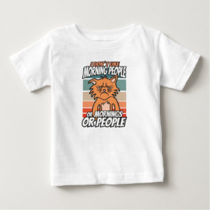 Ich mag weder Morgenmenschen noch Morgenmensch ode Baby T-shirt
