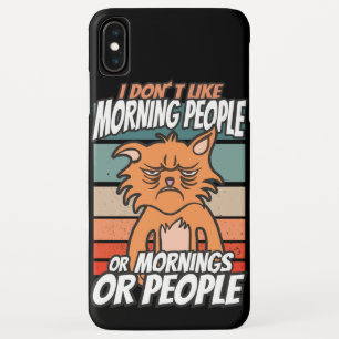 Ich mag weder Morgenmenschen noch Morgenmensch ode Case-Mate iPhone Hülle