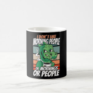 Ich mag weder Morgenmenschen noch Morgenmensch ode Kaffeetasse