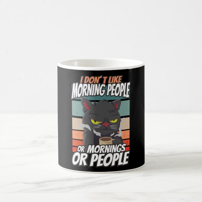 Ich mag weder Morgenmenschen noch Morgenmensch ode Kaffeetasse (Mittel)