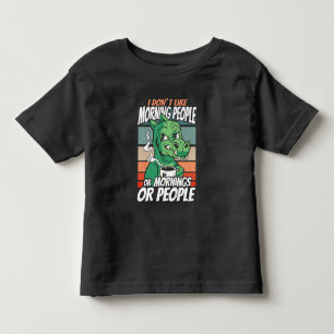 Ich mag weder Morgenmenschen noch Morgenmensch ode Kleinkind T-shirt