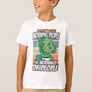 Ich mag weder Morgenmenschen noch Morgenmensch ode T-Shirt