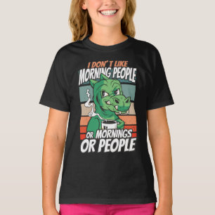 Ich mag weder Morgenmenschen noch Morgenmensch ode T-Shirt