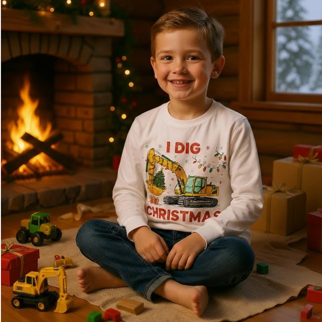 Ich mag Weihnachten Süßer Bagger Baumlichter Kinde (Von Creator hochgeladen)