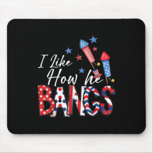 Ich mag, wie sie Feuerwerk lustig zündet Paare 4. Mousepad