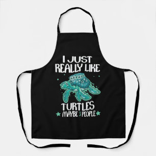 Ich mag wirklich Schildkröten und vielleicht 3 Leu Schürze