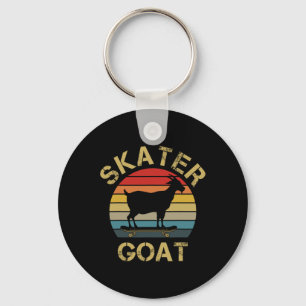 Ich mag Ziegen Skateboard Skater Ziege Skaten Zieg Schlüsselanhänger