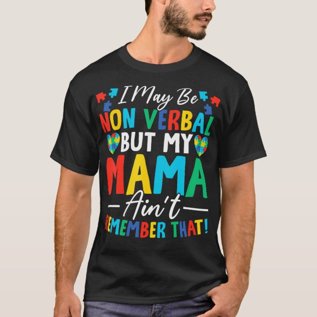 Ich mag zwar nicht mündlich sein, aber meine Mutte T-Shirt (Vorderseite)