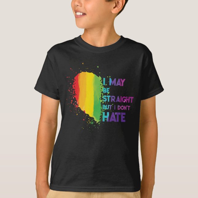 Ich mag zwar recht sein, aber ich hasse keinen LGB T-Shirt (Vorderseite)