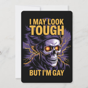 Ich mag zwar stark aussehen, aber ich bin Gay LGBT Einladung