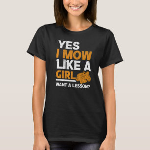 Ich mähe wie eine Rasenmäher-Rasenmäher-Rasenmäher T-Shirt