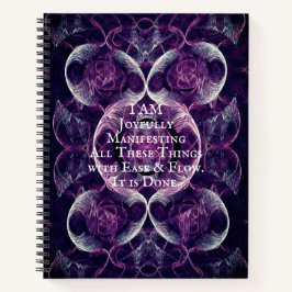 Ich manifestiere das Attraction Journal Notizbuch
