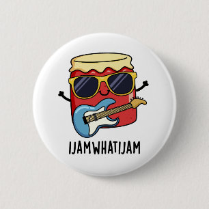 Ich marschiere, was ich lese Funny Music Food Puff Button