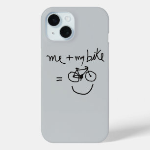 Ich & mein Fahrrad = Glück iPhone 15 Hülle