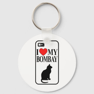 Ich  meine Bombay-Katze Schlüsselanhänger