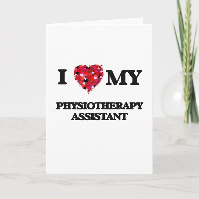 Ich  meinen Physiotherapeuten-Assistenten Karte (Vorderseite)