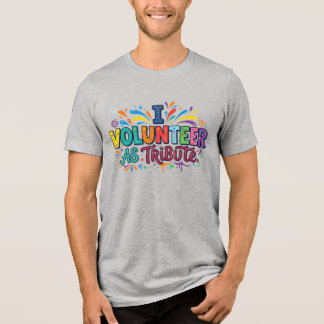 Ich melde mich als Tribut-T-Shirt Tri-Blend Shirt