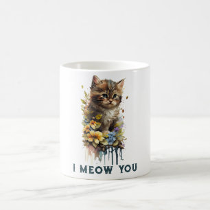 Ich Miau Dir Katzenkaffee-Tasse Kaffeetasse