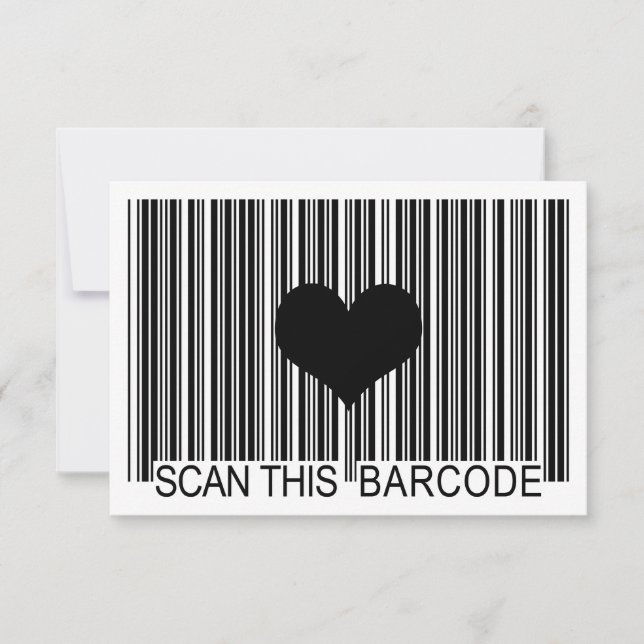 ICH MISSE IHNEN BARCODE EINLADUNG (Vorderseite)