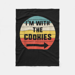 Ich mit Cookies Halloween Matching Couple Geschenk Fleecedecke