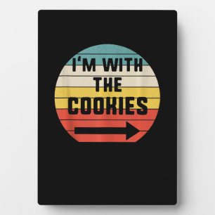 Ich mit Cookies Halloween Matching Couple Geschenk Fotoplatte