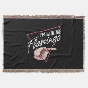 Ich mit Flamingo Halloween Matching Couple Costume Decke
