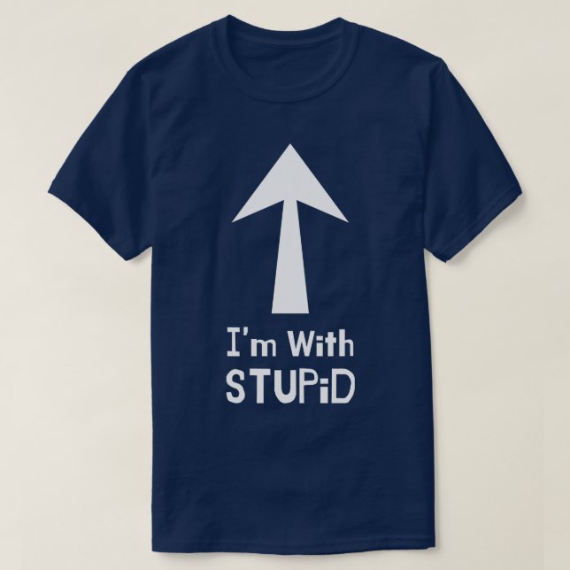 Ich mit Stupid T-Shirt (Design vorne)