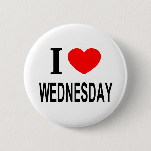 ICH ❤️ MITTWOCH ICH LIEBE MITTWOCH ICH HERZLICH MI BUTTON