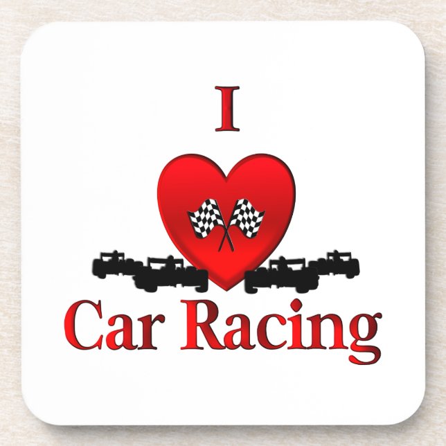 Ich möchte Auto fahren Untersetzer (Vorderseite)