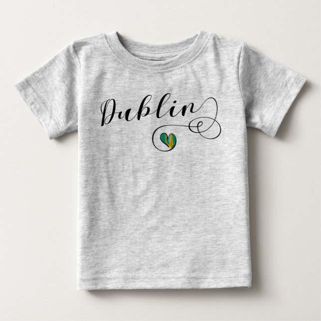 Ich möchte Dublin, Irland Baby T-shirt (Vorderseite)