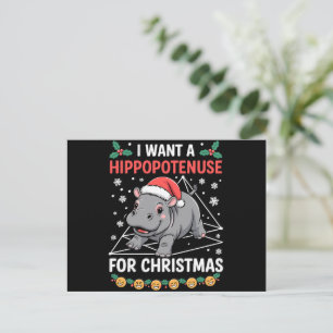 Ich möchte eine Hippopotenuse zu Weihnachten Mathe