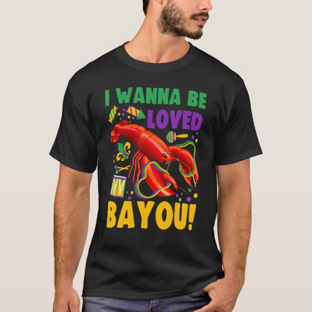 Ich möchte gerne die Sonne lieben Bayou Funny Craw T-Shirt (Vorderseite)