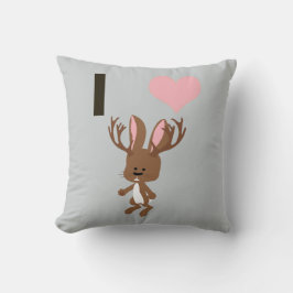 Ich möchte Jackalope Kissen