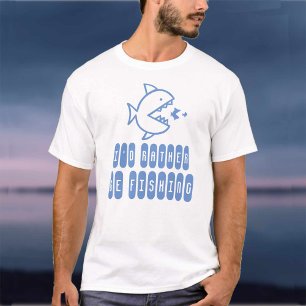 Ich möchte lieber angeln. Shirt für Fischer
