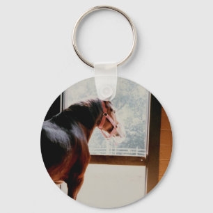 Ich möchte lieber auf dem Rücken reiten Schlüsselanhänger