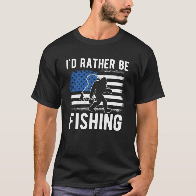 Ich möchte lieber T - Shirt angeln (Vorderseite)