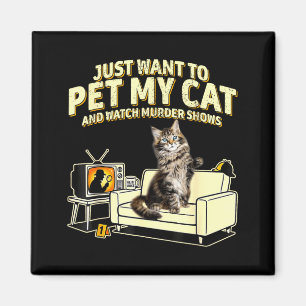 Ich möchte meine Katze Himalaya streicheln und Sho Magnet