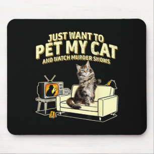 Ich möchte meine Katze Himalaya streicheln und Sho Mousepad