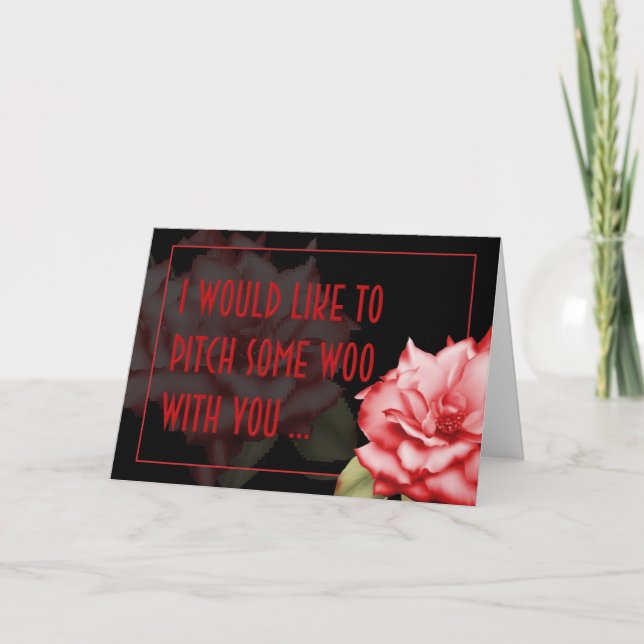 Ich möchte mit Ihrer Karte ein wenig arbeiten (Vorderseite)