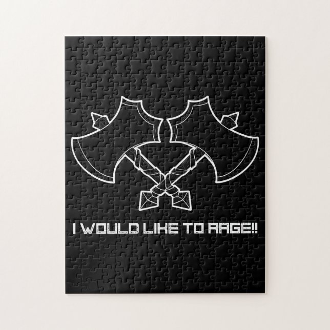 "Ich möchte wüten" - der Barbar, immer. (Vertikal)