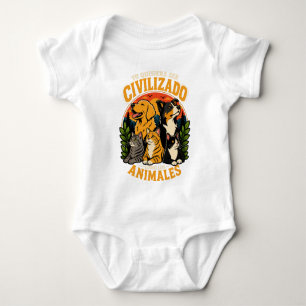 Ich möchte zivilisiert sein 1 baby strampler