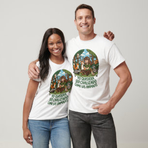 Ich möchte zivilisiert sein 2 T-Shirt