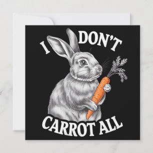 Ich Möhre Mir Nicht Aus Lustiger Osterhase Hase Einladung