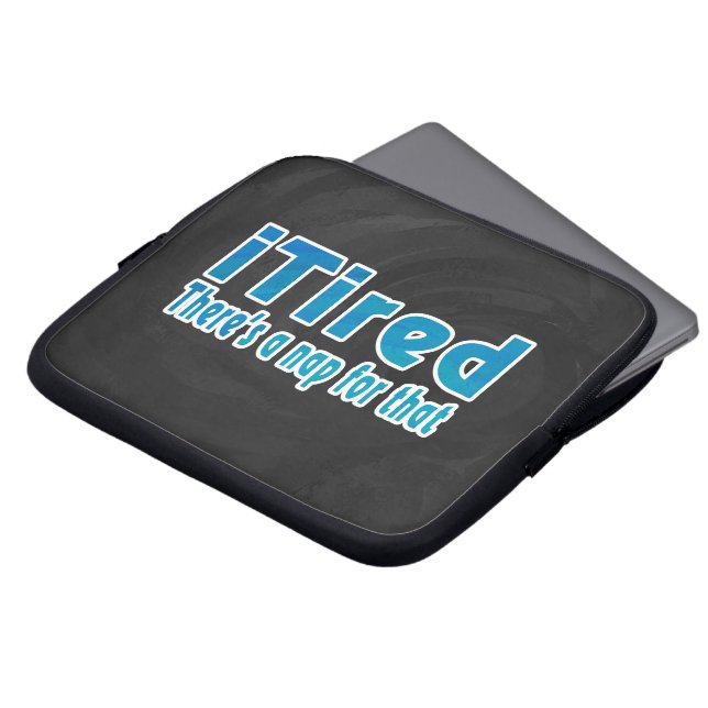 Ich müde Es gibt ein Nickerchen dafür Laptopschutzhülle (Vorne Oben)