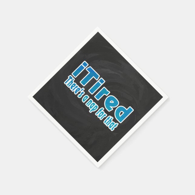 Ich müde Es gibt ein Nickerchen dafür Serviette (Ecke)
