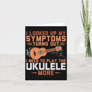 Ich muss die Ukulele mehr spielen - Uke Lover Ukul Karte