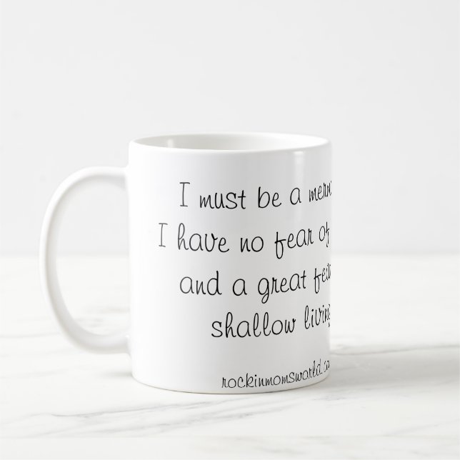 Ich muss eine Meerjungfraukaffee-Tasse sein Kaffeetasse (Links)