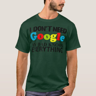 Ich muss meinen Vater nicht mit Google verbinden. T-Shirt